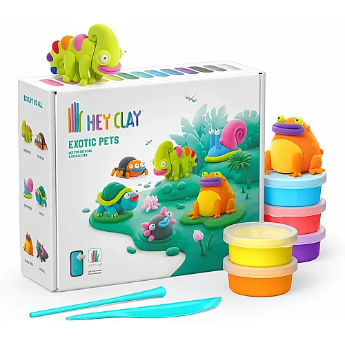 Hey Clay Exotische Tiere - 15 Dosen