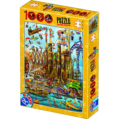 DToys Puzzle Cartoon Collection Sagrada Familia - 1000 Teile