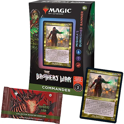 Magic The Gathering The Brothers War Commander Deck - Mishra's Burnished Banner - Englisch