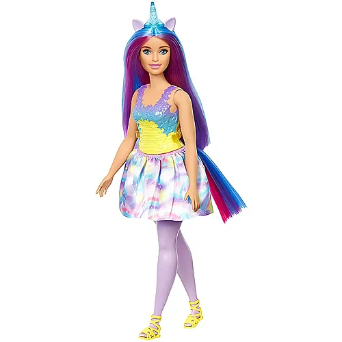 Barbie Dreamtopia Einhorn Puppe (blau-lila Haare)