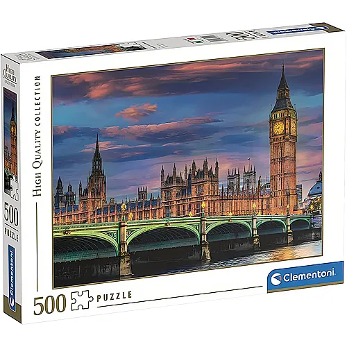 Clementoni Puzzle High Quality Collection The London Parliament (500Teile)