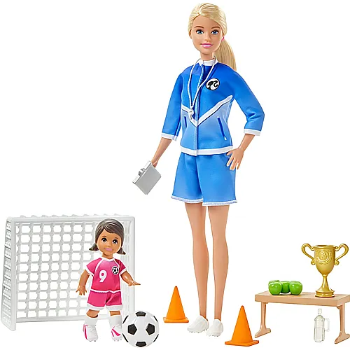 Barbie Karrieren Fussballtrainerin Blond