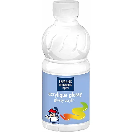 Lefranc Bourgeois Lfb Glossy Acrylfarbe 250ml Flasche - Weiss