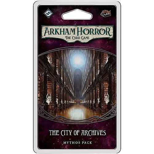 Fantasy Flight Games Arkham Horror The Card Game: Mythos Pack - 3.4 The City of Archives, Card Game, Ages 14+, 1 to 4 Players, 60 to 120 Minutes Playing Time 3. Mythos-Pack Mythos Pack - 3.4 The City of Archives
