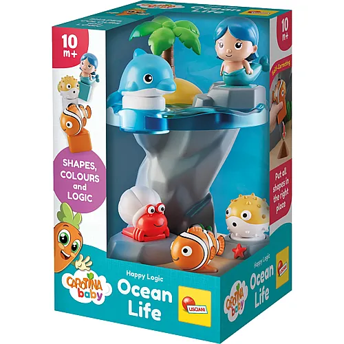 Lisciani Carotina Happy Logic Meer 5 Meeresfiguren, Turm,