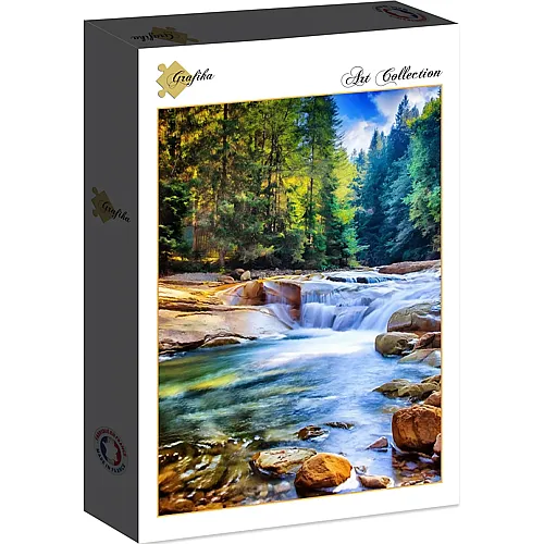 Beautiful Waterfall in the Forest 2000Teile