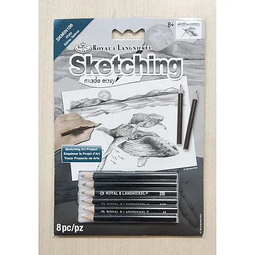 Royal & Langnickel R&l Sketching Mni Maman Baleine & Son Petit 14x20cm