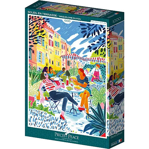 Pieces & Peace Puzzle Sonne auf der Terrasse - 1000 Teile