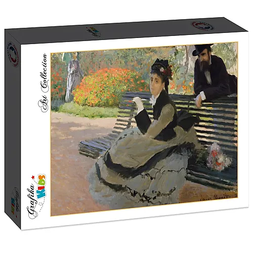 Grafika Puzzle Art Collection Claude Monet Grafika Kids Camille Monet, 1873 - 12 Teile