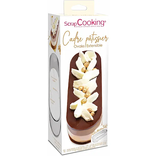 Scrapcooking Ausziehbarer Ovaler Geb�ckrahmen Aus Edelstahl
