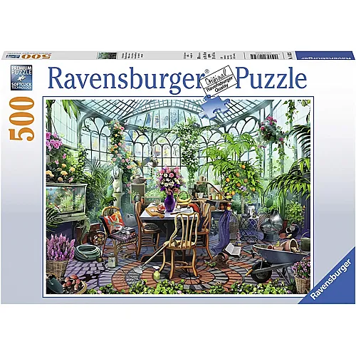 Ravensburger Puzzle Morgens im Gew�chshaus - 500 Teile