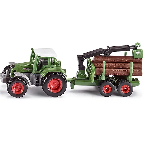 Siku Farmer Fendt Traktor mit Forstanhnger (1:87)