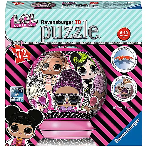 Ravensburger Puzzleball L.O.L. Surprise! (72Teile)