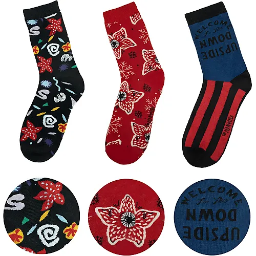 Cinereplicas Stranger Things: Socken [3 Paare]