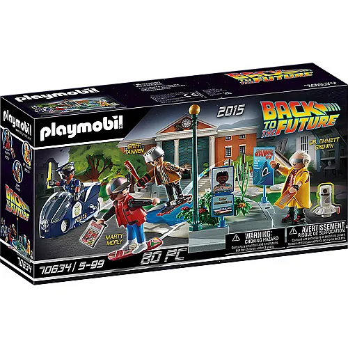 PLAYMOBIL Back to the Future Verfolgung mit Hoverboard (70634)