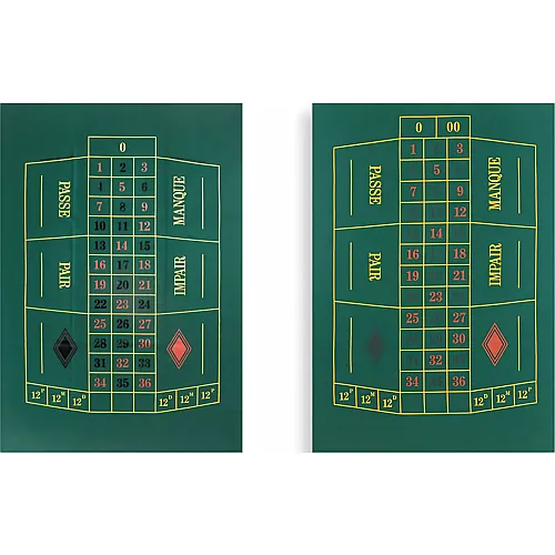 Dal Negro Tapis Roulette 90x130cm Double Zero