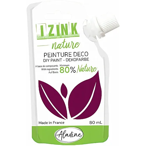 Aladine Izink Deko Naturmalfarbe Bordeaux (80ml)