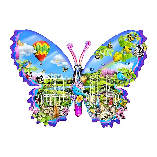 SunsOut Puzzle Lori Schory Garden Butterfly - 1000 Teile