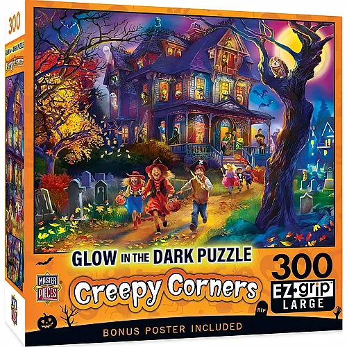 Master Pieces Puzzle Halloween - Gruselige Ecken - 300 Teile