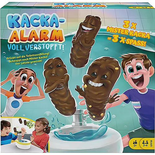 Mattel Games Kacka-Alarm Voll verstopft!