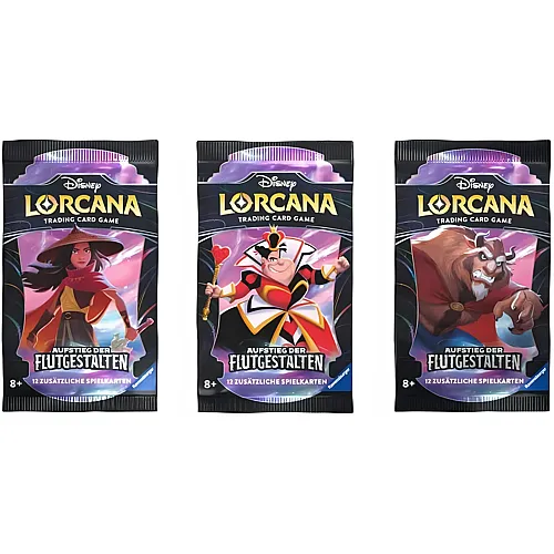 Ravensburger Disney Lorcana Trading Card Game: Aufstieg der Flutgestalten - Booster (Deutsch)