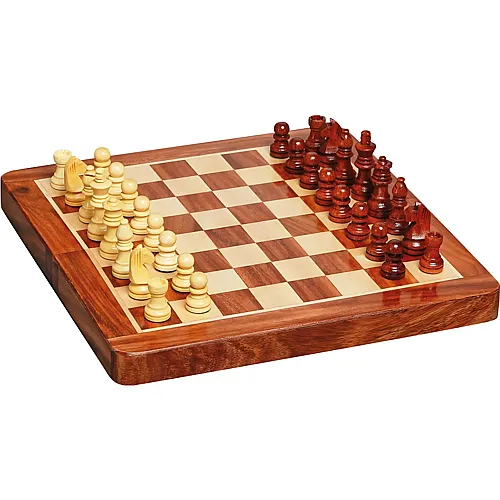 Schach aus Holz, magnetisch DE