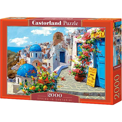 Castorland Puzzle Spring in Santorini (2000Teile)