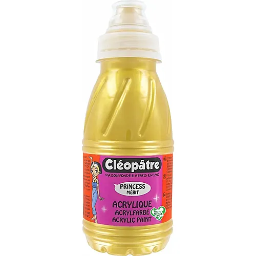Cleopatre Princess Merit - Acrylfarbe 250ml Metallic-gold