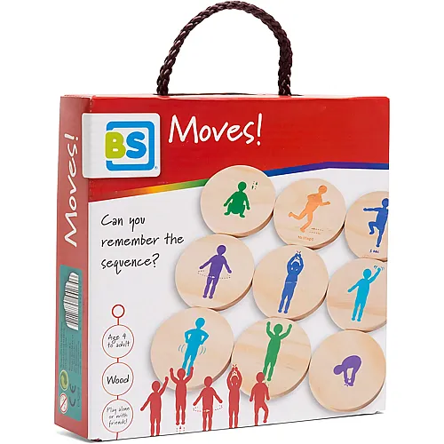 BS Toys Moves Bewegungsspiel, 18-tlg.
