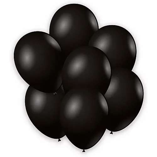 Rubber balloons black 120cm 100 pcs. in a bag