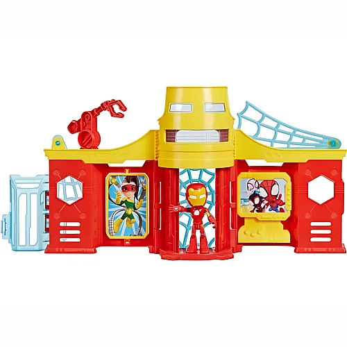 Hasbro Avengers Iron Mans Turm Spielset mit Iron Man Action-Figur
