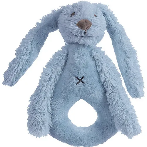 Rassel Hase Richie Blau - 18 cm