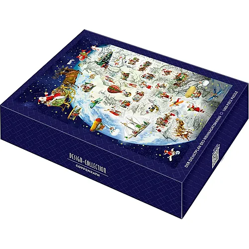 Coppenrath Puzzle Der Dienstplan des Weihnachtsmanns (1000Teile)