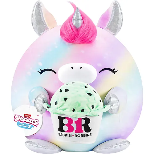 Einhorn Marty mit Baskin-Robbins - 35 cm