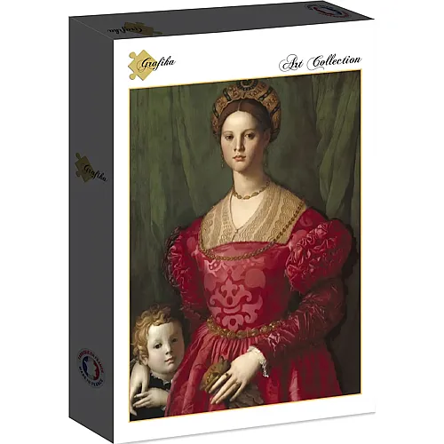 Grafika Puzzle Art Collection Agnolo Bronzino: A Young Woman and Her Little Boy, 1540 - 2000 Teile
