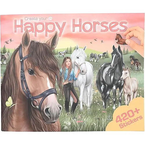 Depesche Stickerbuch Happy Horses