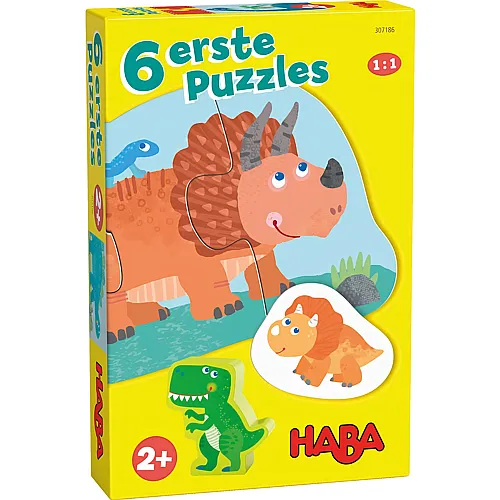 HABA 6 erste Puzzles  Dinos (18Teile)