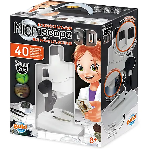 Buki Binokularmikroskop 3D