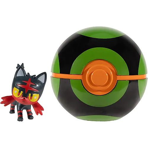 Jazwares Pok�mon Clip 'N' Go Liten & Dusk Ball Spielset