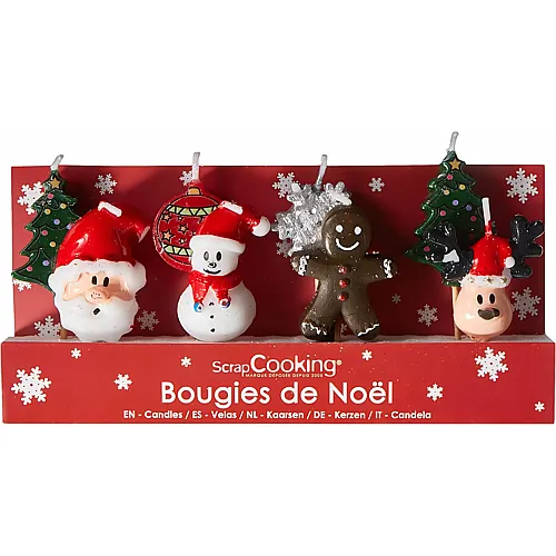 ScrapCooking Kerzen Weihnachten - 8 Teile