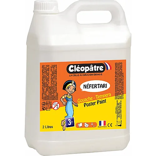 Cleopatre Gouache Nefertari Wei�� 2 Liter
