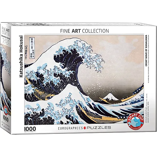 Katsushika Hokusai - Die Grosse Welle vor Kanagawa 1000Teile