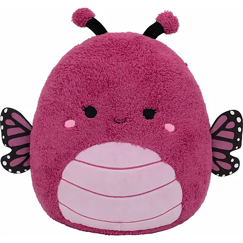 Squishmallows Pl�sch Monarchfalter Himbeerfarben - 30 cm
