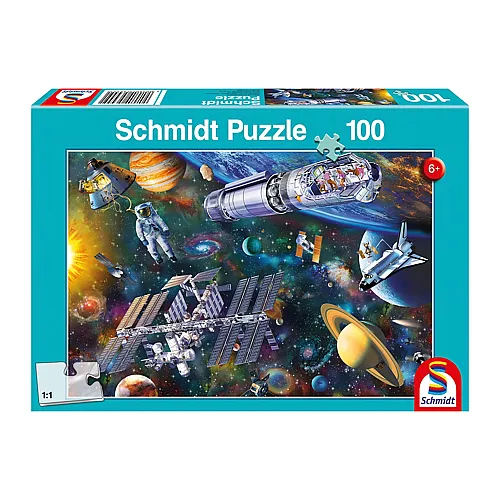 Schmidt Puzzle Weltraumspass (100Teile)