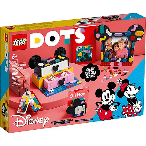 LEGO DOTS Mickey Mouse Micky & Minnie Kreativbox zum Schulanfang (41964)