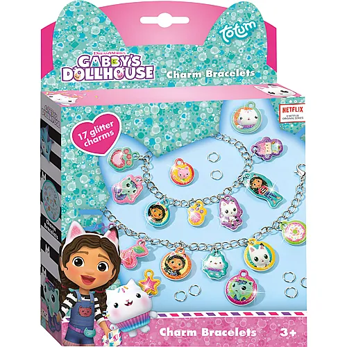 Totum Gabby's Dollhouse Glitzer-Charm-Armb�nder