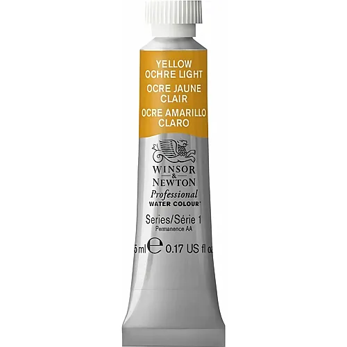 Winsor & Newton W&n Prof. Water Colour 5ml Tube Gelber Ocker Hell
