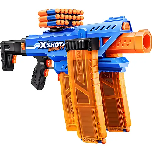 X-Shot Insanity Motorisierter Clip Mania Blaster