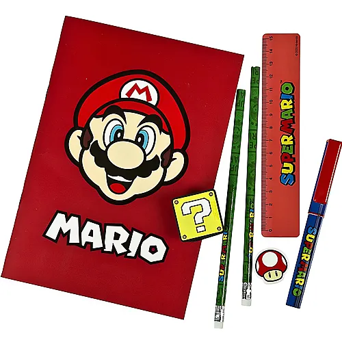 Schreibset Super Mario 7Teile