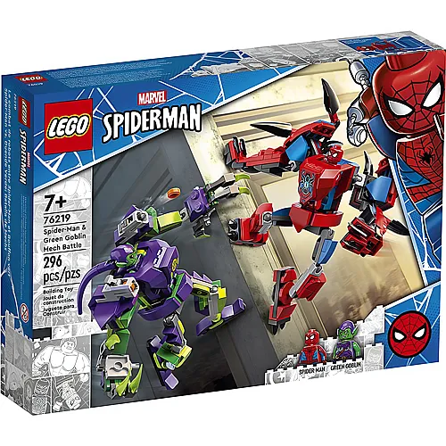 LEGO Marvel Super Heroes Spiderman Spider-Mans und Green Goblins Mech-Duell (76219)